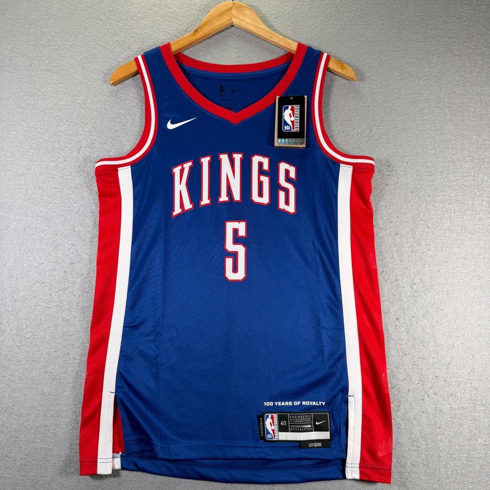 De'Aaron Fox #5 Sacramento Kings Nike NBA Jersey City Edition Mens Small